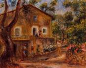 皮埃尔 奥古斯特 雷诺阿 : House in Collett at Cagnes